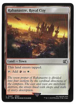 MTG Rabanastre, Royal City Final Fantasy (FIN) Common Magic Card #0287 Unplayed - Image 3