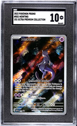 SGC 10 Gem Mint Mewtwo Holo Pokemon Promo #052 Sv: Scarlet & Violet 151 English - Image 1