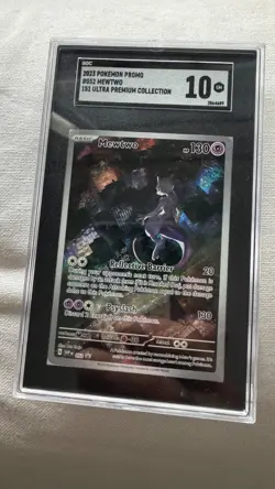 SGC 10 Gem Mint Mewtwo Holo Pokemon Promo #052 Sv: Scarlet & Violet 151 English - Image 3