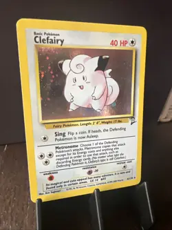 Pokemon TCG Clefairy Holographic Base Set 2 6/130 Mint - Image 3
