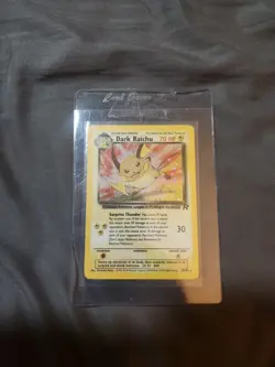 Dark Raichu Holo - Team Rocket 83/82 - Secret Rare Vintage WOTC Pokemon - MP/LP - Image 1