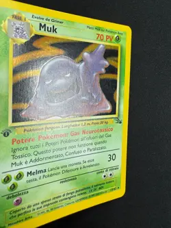 Pokemon Muk 13/62 Fossil Rara Holo Prima Edizione Wizards ITA Carte Vintage - Image 5
