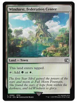 MTG Windurst, Federation Center Final Fantasy (FIN) Common Magic #0292 Unplayed - Image 1