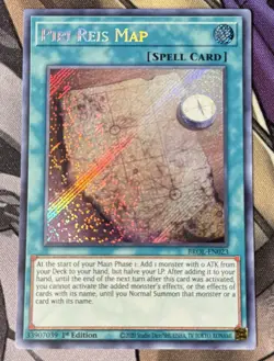 Yu-Gi-Oh! Piri Reis Map - BROL-EN023 - Secret Rare - 1st Edition - LP - Image 1