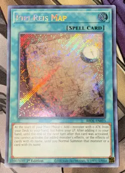 Yu-Gi-Oh! Piri Reis Map - BROL-EN023 - Secret Rare - 1st Edition - LP - Image 2