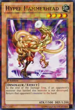 Hyper Hammerhead - BP02-EN024 - Mosaic Rare - Unlimited Edition - Lightly Played - Image 1