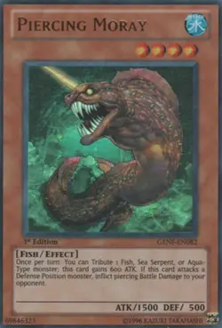 Piercing Moray - GENF-EN082 - Ultra Rare - 1st Edition - Lightly Played - Image 1