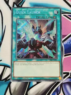 Quick Launch Yu-Gi-Oh! CIBR-EN056 1st Ed Secret Rare - Image 1