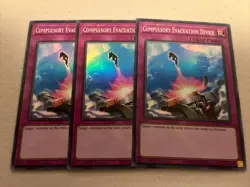 3x Compulsory Evacuation Device EURO 1st Edition Super Rare RA01-EN069 Yu-Gi-Oh! - Image 1