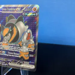 Iron Boulder ex 192/162 Temporal Forces Full Art Ultra Rare Pokemon TCG Card NM - Image 3
