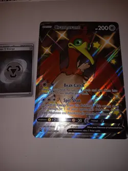 Pokemon TCG Oversized Black Star Promo Card Cramorant V Shiny JUMBO NM - Image 1