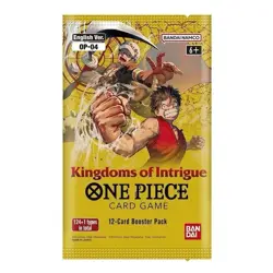 One Piece Card Game - Kingdoms of Intrigue OP04 Sealed Booster Pack! English! OP - Image 1