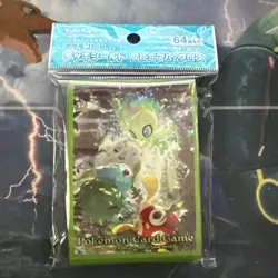Bulbasaur Shuckle Celebi Pokemon Card Sleeves Premium Officia Japan Deck Shield - Image 1