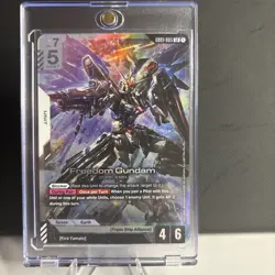 Freedom Gundam - Newtype Rising #GD01-065 LR - NM Holo Foil Gundam Card Game - Image 1