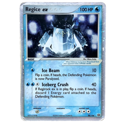 Pokemon TCG English Card ex Emerald Regice ex 98/106 Holo Rare - Image 3