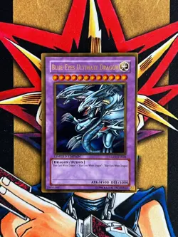 GLD1-EN028 Blue-Eyes Ultimate Dragon Gold Rare Limited Edition VLP Yugioh Card - Image 1