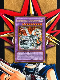 GLD1-EN029 Chimeratech Overdragon Gold Rare Limited Edition LP Yugioh Card - Image 1