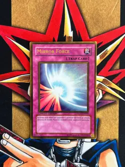 GLD1-EN039 Mirror Force Gold Rare Limited Edition LP Yugioh Card - Image 1