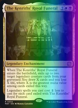 x1 The Kenriths' Royal Funeral - Foil R MTG March of the Machine: The Aftermath - Image 1
