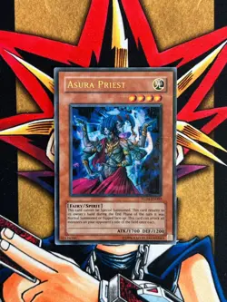 HL04-EN004 Asura Priest Ultra Parallel Rare UNL Edition MP Yugioh Card - Image 1