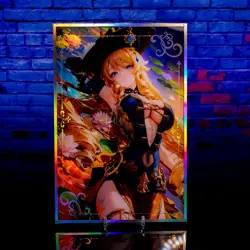 Navia Waifu A5 Premium Card Holo Foil Framed Oversized Acrylic Genshin Impact - Image 1