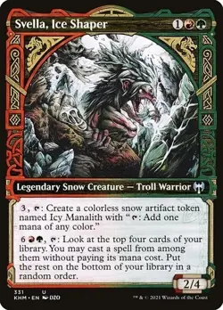 MTG Kaldheim Svella, Ice Shaper (Showcase) 331 Foil NM/M - Image 1