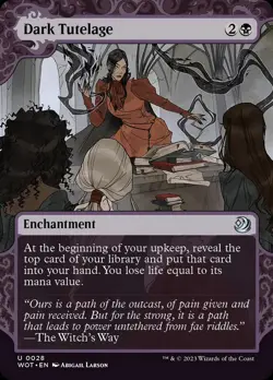 Dark Tutelage [Wilds of Eldraine: Enchanting Tales] Near Mint MTG - Image 1