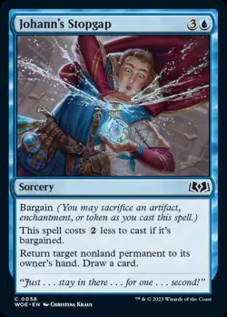 Johann's Stopgap [Wilds of Eldraine] Foil Near Mint MTG - Image 1