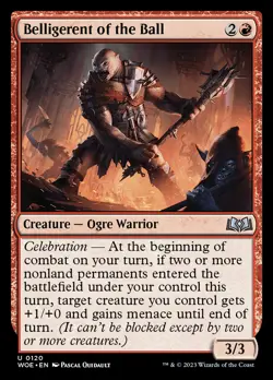 Belligerent of the Ball [Wilds of Eldraine] Near Mint MTG - Image 1
