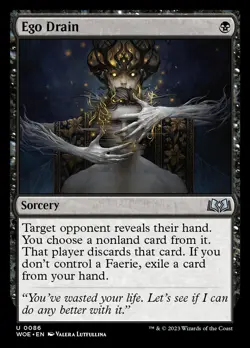 Ego Drain [Wilds of Eldraine] Foil Near Mint MTG - Image 1