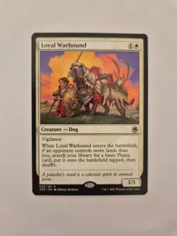 Loyal Warhound ~ Adventures in the Forgotten Realms [ NM ] [ Magic MTG ] - Image 1