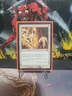 Magic The Gathering Nemesis Seal of Cleansing #18/143 MTG TCG CCG - Image 1