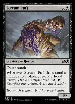 Scream Puff [Wilds of Eldraine] Near Mint MTG - Image 1
