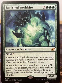 Famished Worldsire x1 1x Edge of Eternities NM MTG - Image 1