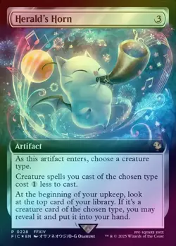 Herald's Horn [Final Fantasy Buy-a-Box Promo] 1x NM FOIL EN MTG - Image 1