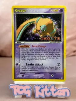 DEOXYS [Defense Forme] 18/107 EX Deoxys REVERSE HOLO Pokemon - TCGKITTEN - Image 1
