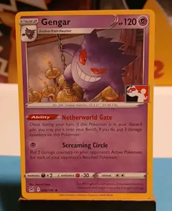 Gengar 066/196 Prize Pack Series 3 Pokemon Play! Stamp Promo LP Condition j - Image 1