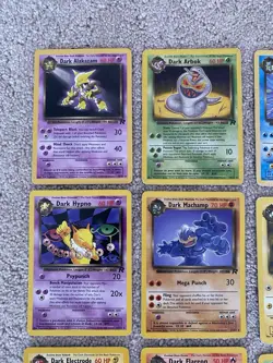 Complete WOTC Non Holo Team Rocket Set 65 Cards Heavy Play Pokemon Cards TGC - Image 4