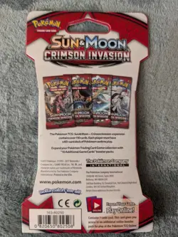 Pokemon TCG Sun & Moon Crimson Invasion - 1 Random Sleeved Booster Pack - Image 2