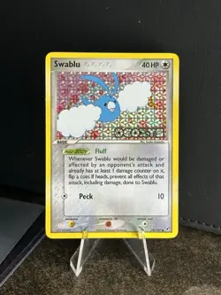 Swablu 79/107 EX Deoxys 2005 Reverse Holo Stamped LP Pokemon - Image 1