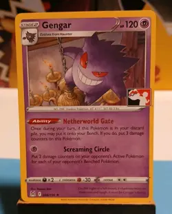 Gengar 066/196 Prize Pack Series 3 Pokemon Play! Stamp Promo LP Condition k - Image 1