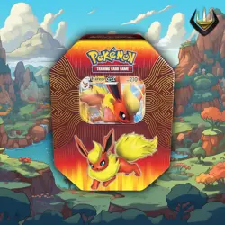 Elemental Power Pokemon Display Tin [Flareon] - Image 1