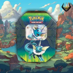 Elemental Power Pokemon Display Tin [Vaporeon] - Image 1