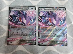 Pokemon TCG Genesect Ex 067/086 Double Rare Black Bolt Set x2 - Image 1