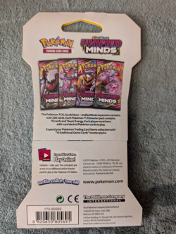 Pokemon TGC 2019 Sun & Moon Unified Minds Sleeved Booster Pack Espeon Deoxys Art - Image 2