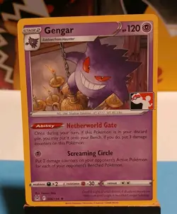 Gengar 066/196 Prize Pack Series 3 Pokemon Play! Stamp Promo NM Condition l - Image 1