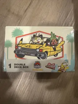 Pokemon World Championships 2025 Anaheim exclusive Double Deck Box, In hand - Image 1