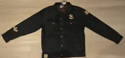 2025 Pokemon World Championships Medium Denim Jacket Arcanine Anaheim Worlds - Image 1