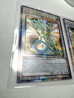 x2 YuGiOh Ancient Fairy Dragon RA01-EN030 Quarter Century Secret Rare NM 1st Ed - Image 3