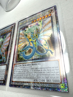 x2 YuGiOh Ancient Fairy Dragon RA01-EN030 Quarter Century Secret Rare NM 1st Ed - Image 4